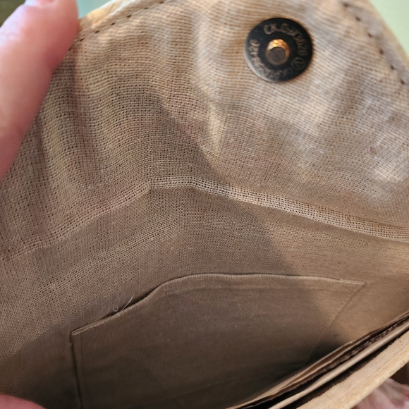 Woven Clutch with Pink Flamingo Design - Picture 5 of 6